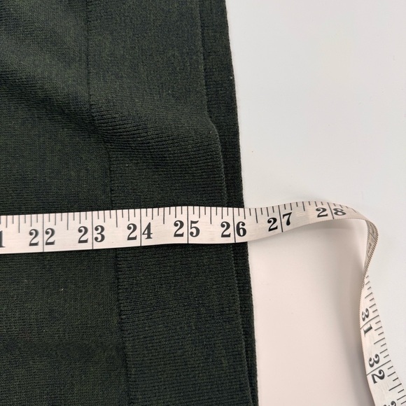 Banana Republic Mens SZ M 100% Merino Italian Wool Green V-Neck Sweater A5 - Picture 4 of 6